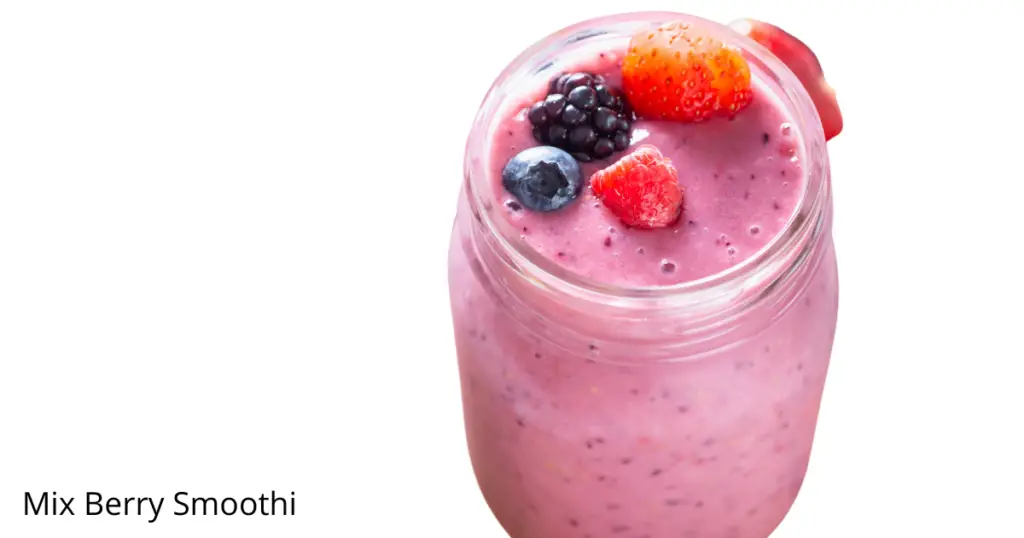 Mix berry smoothie
healthy breakfast recipe